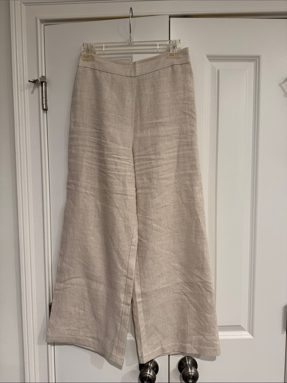 Nude Lucy Natural/Taupe Linen Blend Pants